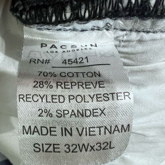 PacSun slim fit active stretch jeans size 32/32 - Picture 10 of 11